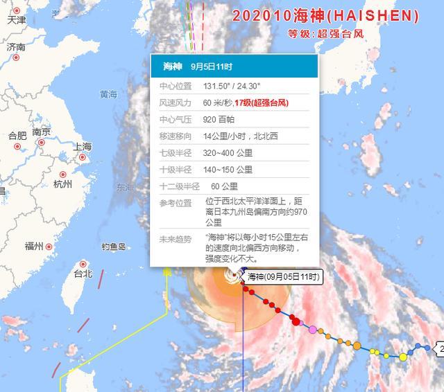 十号台风海神的最新路径报告，动态分析、影响及最新进展