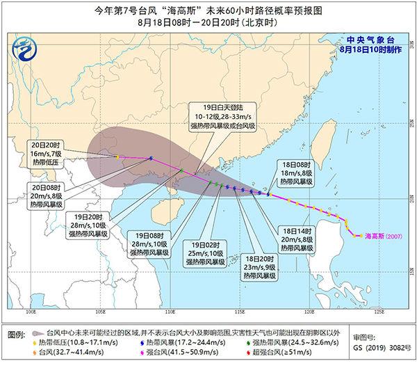 最新7台风消息路径图分析与解读